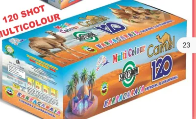 120 MULTI COLOUR SHOTS