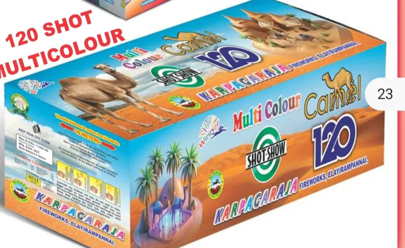 120 MULTI COLOUR SHOTS